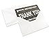 Best Paper Greetings Chalkboard Thank You Cards - 4 x 6 In, Black & White, 144 Count, 6 Assorted Designs - Thank You Card Set with Envelopes for Wedding, Birthday & More
