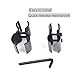 BESTSIGHT Tactical Bracket Barrel Ring Scope Clamp Scope Mount Holder for Flashlight Torch Scope Sights [Set of 2]