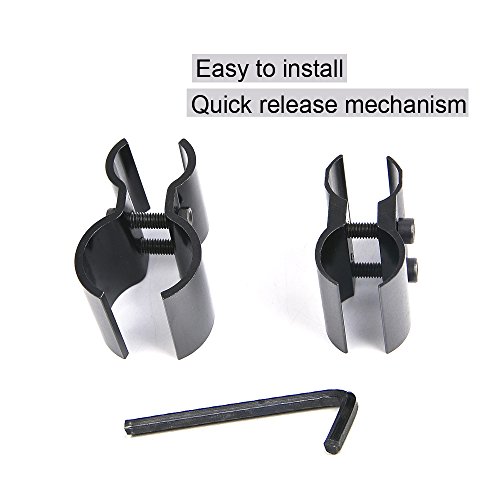 image for BESTSIGHT Tactical Bracket Barrel Ring Scope Clamp Scope Mount Holder 