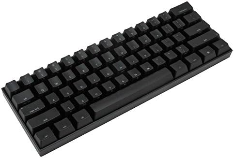 Mechanical Keyboard - KBP v60 - Black Case - Dual light Green/Red - Cherry Mx-Clear