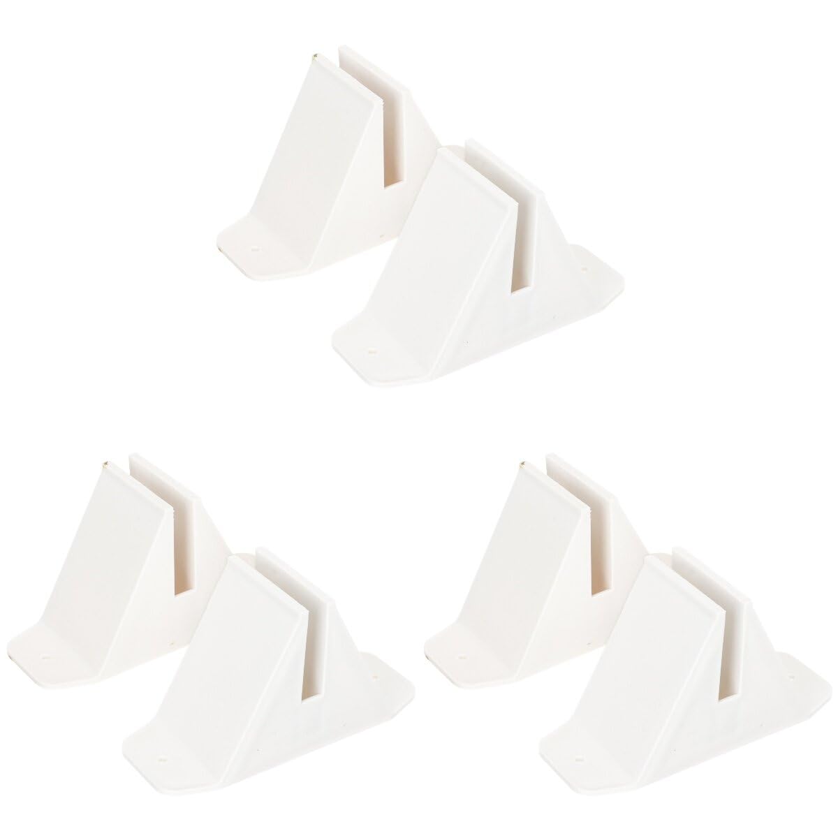 YARNOW 6pcs Garden Fence Bases Plastic Fence Stand for Garden Border Edging Outdoor Use Supply