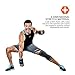 CAMBIVO 2 Pack Knee Brace, Knee Compression Sleeve Support for Men and Women, Knee Pads for Running, Hiking, Meniscus Tear, Arthritis, Joint Pain Relief (Navy Blue, Medium)