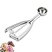 Saebye Small Cookie Scoop, 1.5 Tbsp/ 0.8 OZ Cookie Dough Scoop, 1.6 inch/ 4 CM Ball, 18/8 Stainless Steel Small Ice Cream Scoop, Secondary Polishing
