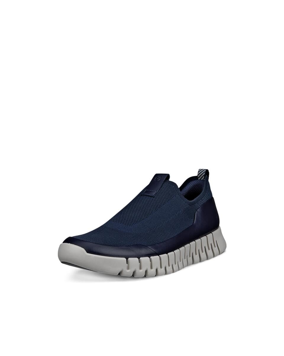 ECCO Men’s Gruuv Easy Slip On Sneaker, Night Sky/Ombre, 8-8.5