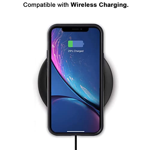 AIOVETEAB Case Compatible with iPhone XR, Slim Premium PU Leather Retro Business Anti-Scratch Anti-Shock Case Protective Leather Case for iPhone XR (Brown)