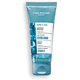 Yves Rocher Pure Algue Smoothing Moisturizing Gentle Face Scrub Exfoliating Facial Cleanser Organic Microalgae Bamboo Microgranules Radiant Smooth Healthy Skin 75 ml/2.5 fl.oz