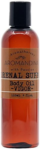 Adrenal Support Body Oil 4 fl oz - 118 mL (Rosemary, Litsea Cubeba, Pine)