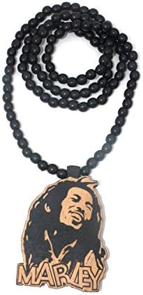 Baoyi Jewelry New Hip-hop Wooden Marley Pendant Piece Wood Bead Chain Good Wood Style (Marley)