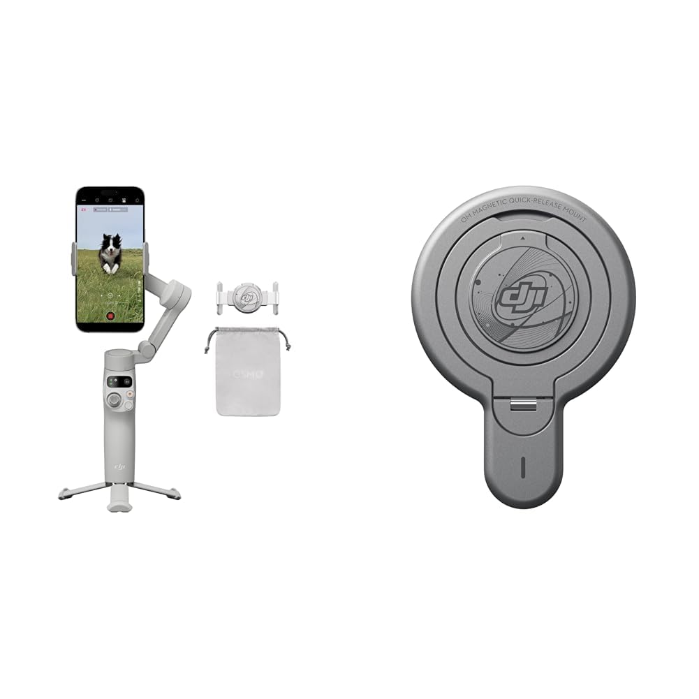 DJI スマホ ジンバル Osmo Mobile 7 ジンバルスタビライザー+DJI OM磁気クイックリリースマウント商品画像