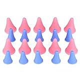 eBoot 20 Pieces Knit Knitting Needles Point Protectors for Knitting Craft, Pink and Blue