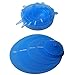 Mockins 12 Pack Silicone Covers | 5 Silicone Stretch Lids & 7 Suction Lids | The Reuseable Silicone Huggers are Expandable To Fit Various Unique Shapes & Sizes To Keep Your Food Fresh & Tasty - Blue