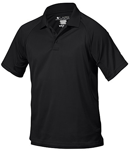 LA Police Gear Operator Tactical Performance Polo Black-XL
