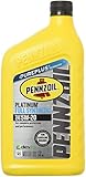 Pennzoil Platinum Full Synthetic Motor Oil (SN) 5W-20, 1 Quart - Pack of 1