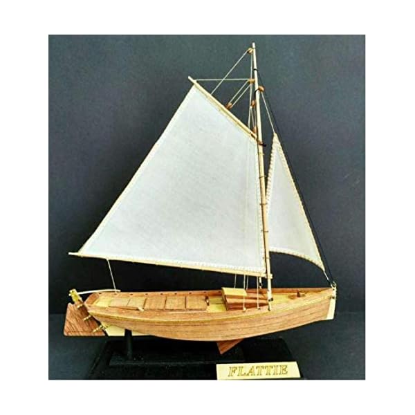 Außen Dekorationen Chem Segelboot Modell Hobby Schiff aus Holz Model Kit: Maßstab 1/35 Fischerboot Modell DIY Schiffs… – Bild 4
