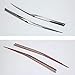 Front Hood Grill Cover Bonnet Trim Chrome Rearview Side Mirror Cover Trim Decorative Strip Side Rearview Mirror Trim Cover Front Hood Grill Cover Bonnet Trim (Rear Trunk Lid Molding Cover Trim)