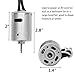 RV Vent Motor - 12 Volt Power Fan Vent Replacement Motor with D-Shaft 1/8