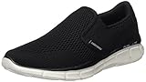 Skechers Sport Men's Equalizer Double Play Slip-On Loafer, Black/White, 10.5 M US