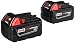 Milwaukee 48-11-1822 Dual M18 Genuine OEM 3 Amp Hour 18V Lithium Ion XC Extended Capacity Battery with Redlink Intelligence and Extreme Weather Performance (2 Pack of 48-11-1828)