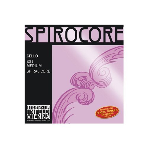 Cello Strings 4/4 Set Larsen Solo A+D, Spirocore Tungsten G+C