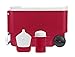 Igloo 2-Liter Red Swing-Up Cooler with Easy Clean Stain and Odor Resistant Liners