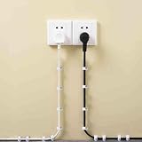Shanbye White Round Cable Clips Wire Management Organizer for Electric Wires - view 5