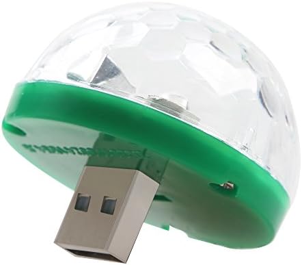Sound Activated Party USB Disco Lights ,Dj Lighting,Mini Portable Home Party Lamp for Parties,Room, Dance Parties Birthday DJ Bar Karaoke Xmas Wedding Show Club Pub