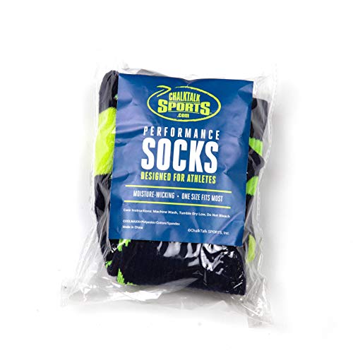 image for ChalkTalkSPORTS Hockey Half Cushioned Crew Socks | Hockey Player | Nav