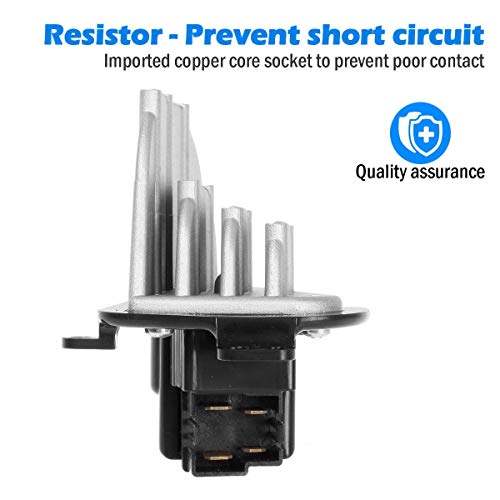 PartsSquare Blower Motor Resistor Control Module Compatible with HONDA Accord 1998-2002 Resistor Replacement for Honda Odyssey 3.5L-V6 1999-2004 Blower Resistor RU378 JA1428 3A1332 79330S84A41