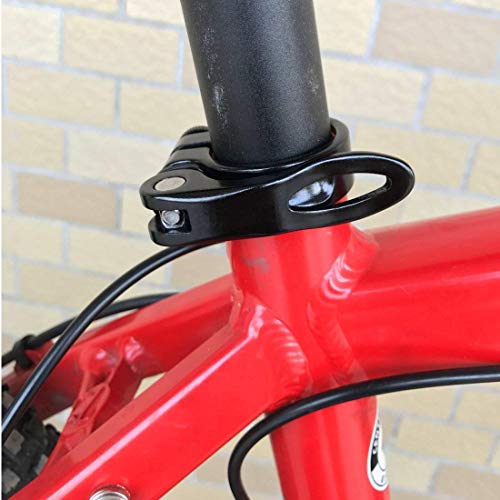 HOMEE Bike Clamp Quick Release Bicycle Seatpost Clamp Aluminum Alloy Seat Tube Clip