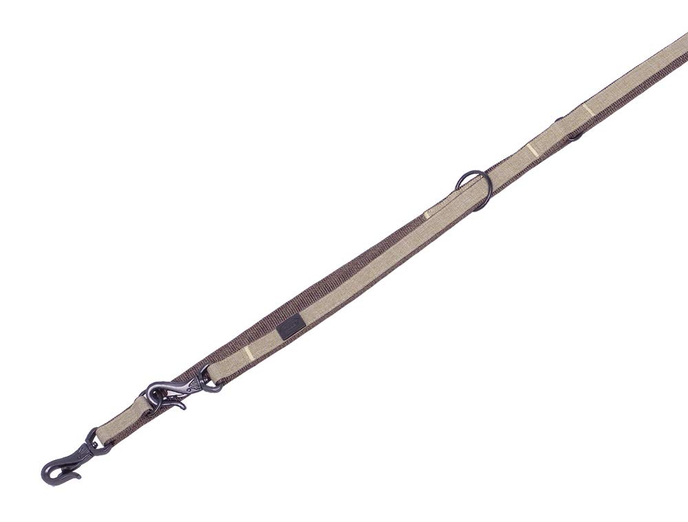 Nobby Linen Deluxe Lead Length 200 cm Width 16 mm Brown