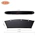 Huicocy 2 Pcs Car Organizer Car Seat Catcher Leather Car Seat Side Slit Pocket Drop Catcher Organizer Fills Gaps between Front Seats (Black)