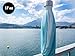 MIRA 17 Oz Stainless Steel Vacuum Insulated Water Bottle - Double Walled Cola Shape Thermos - 24 Hours Cold, 12 Hours Hot - Reusable Metal Water Bottle - Leak-Proof Sports Flask - Teal Granite