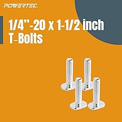 POWERTEC 71484 T-Track Knob Kit w/ 7 Star Threaded