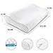 GiiYoon Orthopedic Pillow (Size: 23.2x15.4x4.7/3.5 in) Neck Support Pillows for Side Sleepers, Back and Stomach Sleepers, Contour Pillows for Cervical Pain Relief, Breathable and Washable Removable