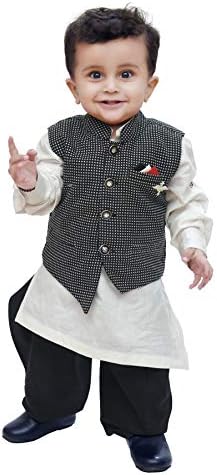 Munna Munni Pathani Suit Set For Boys with Jacket