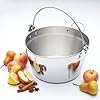 KitchenCraft-Home-Made-Maslin-PanJam-Pan-for-Induction-Hob-Stainless-Steel-9-L-Home-Made-Jam-Funnel-Traditional-Stainless-Steel-145-cm KitchenCraft Home Made Maslin Pan/Jam Pan for Induction Hob, Stainless Steel, 9 L & Home Made Jam Funnel, Traditional…