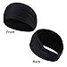 Aolerx Sports Headbands, Sweatbands,Unisex Headbands, Professional Honeycomb Breathable and Sweat-Absorbing Structure, Apply to All Indoor Outdoor Sports Except Swimming Pool.(Black)