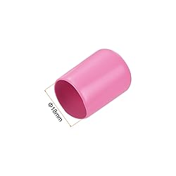 uxcell 20pcs Rubber End Caps 18mm ID Vinyl PVC