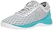 Reebok Women's Crossfit Nano 8.0 Flexweave Workout Joggers, White/Stark Grey/Grey/Classic White/Turquoise, 8.5 M US