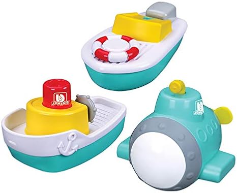 Amazon Co Jp 赤ちゃんのお風呂のおもちゃ 3個の投影潜水艦スピードボートバスタブウォータージェットドラッグゲーム滝楽しい電動おもちゃの幼児子供男の子と女の子 ホーム キッチン