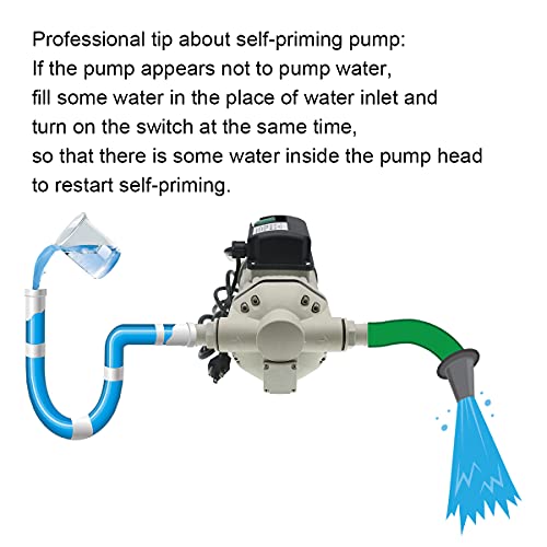 Diaphragm Irrigation Self priming Electric water pump;Large flow pump