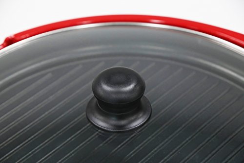 Maxi-Matic EMG-980R Indoor Grill 14" Round Red - Thumbnail 3