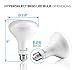 Hyperselect BR30 LED Light Bulb, 10W (50W Equivalent), 4000K (Daylight Glow), 640 lm, Medium Base E26, Wide Flood Bulb Non-Dimmable, UL Listed - Great for Garage, Kitchen, Laundry Room (12 Pack)