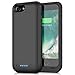iPhone 8/7 Battery Case,4500mAh Portable Rechargeable Battery Pack Charger Case for Apple iPhone 8 iPhone 7 Extended Charging Bank Backup Ultra Slim (Black)