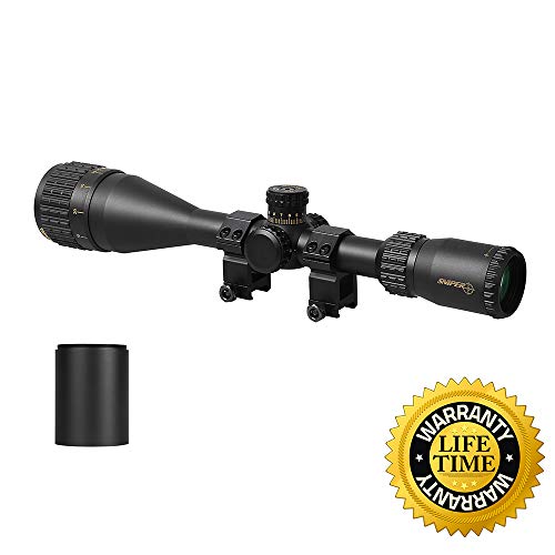 SNIPER NT 6-24x50 AOGL Rifle Scope Red/Green/Bule Illuminated Optics Sportting Scope Full Size for Hunting