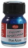 Viva Decor .8-Ounce Azure Precious Metal Liquid Color