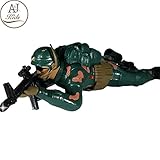 New! Battery Operated 12â€ American Army Men - Special Force Military Action Figures | Crawling, Lighting, Realistic Battlefield Sounds and Transcripts | Great Army Toys (Special Force)