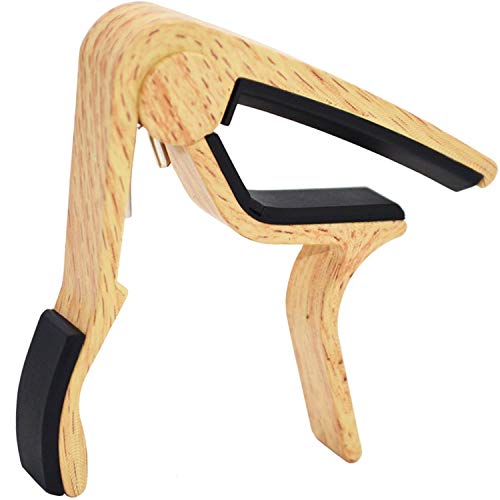 Junson Guitar Capo for Acoustic, Change Capo Single Handed Trigger Capo Quick Change Tune Trigger for Guitars Ukulele