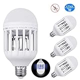 Inpher 4 Pack Bug Zapper Light Bulb