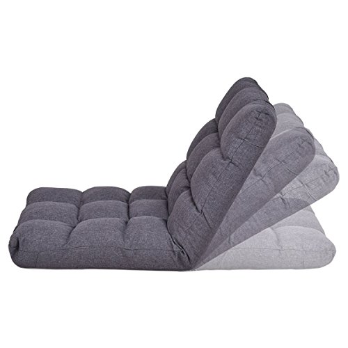 Giantex Adjustable Floor Gaming Sofa Chair 14Position Cushioned